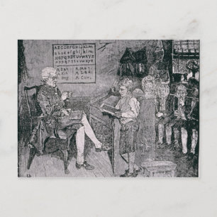 Cartão Postal Old Time School na Pensilvânia