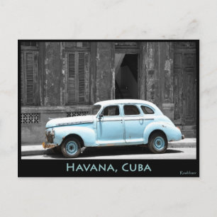 CARTÃO POSTAL OLDTIMER EM HAVANA