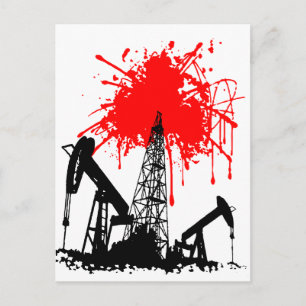 Cartão Postal Óleo de sangue