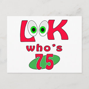 Cartão Postal Olha quem tem 75 anos?