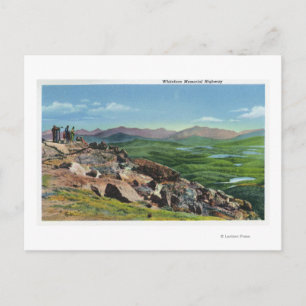 Cartão Postal Olhando de cima da Whiteface Memorial Hwy