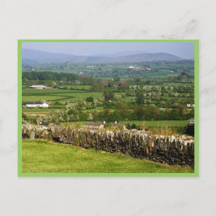 Cartão Postal Olhando Para Os Montes Wicklow E Dublin F