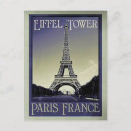 Cartão Postal olhar do vintage de Paris france
