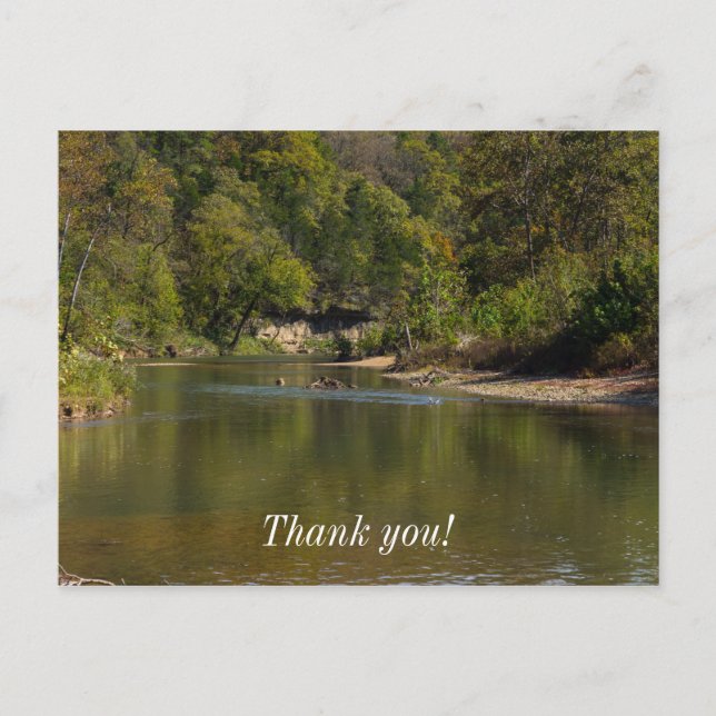Cartão Postal Olhe para baixo Bryant Creek (Frente)