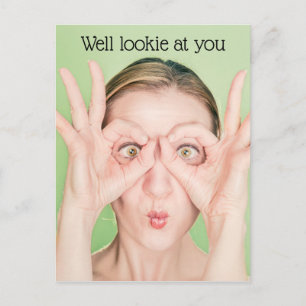 Cartão Postal Olhe Para Você