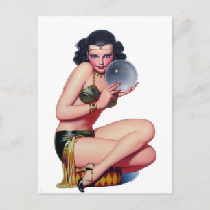 Cartão Postal Olhem para a Bola Cristal