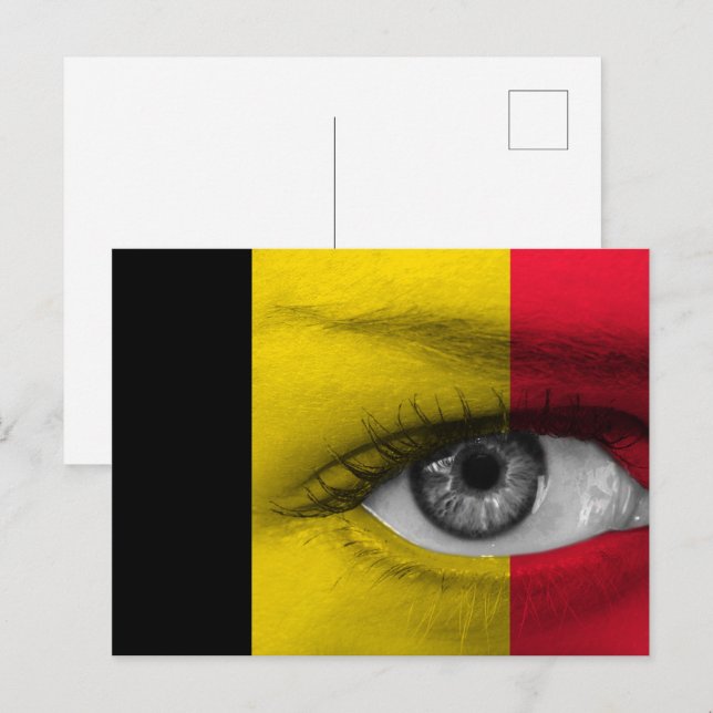 Cartão Postal Olho da Bélgica (Frente/Verso)