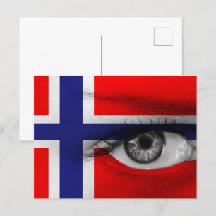 Cartão Postal Olho da Noruega