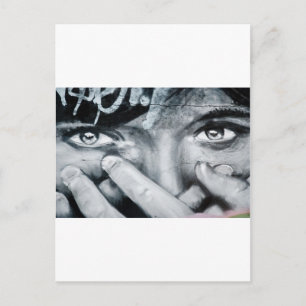 Cartão Postal Olho de grafite
