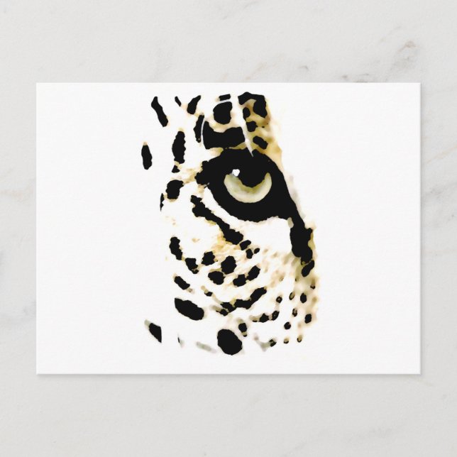 Cartão Postal Olho de Leopardo (Frente)