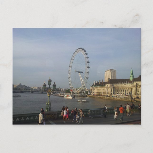 Cartão Postal Olho de Londres (Frente)