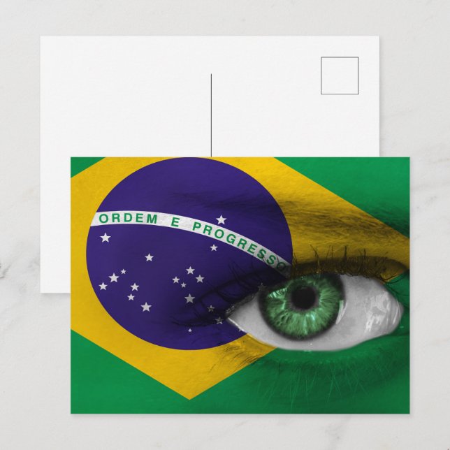 Cartão Postal Olho do Brasil (Frente/Verso)