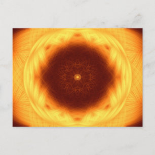 Cartão Postal Olho do Sol Mandala