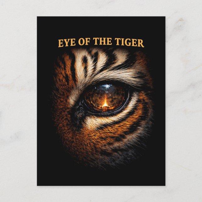Cartão Postal Olho do Tigre (Frente)