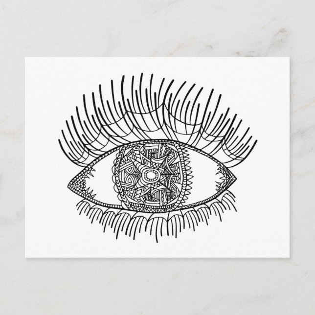 Cartão Postal Olho Inspirado (Frente)