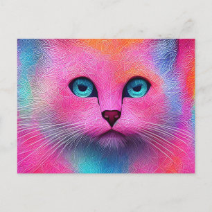 Cartão Postal "Olhos Azuis" de "Pixie" 