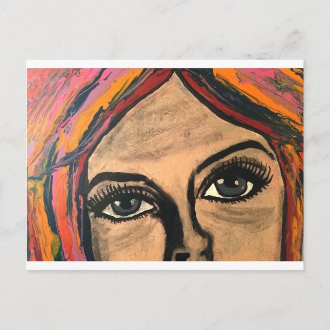 Cartão Postal Olhos com alma (Frente)