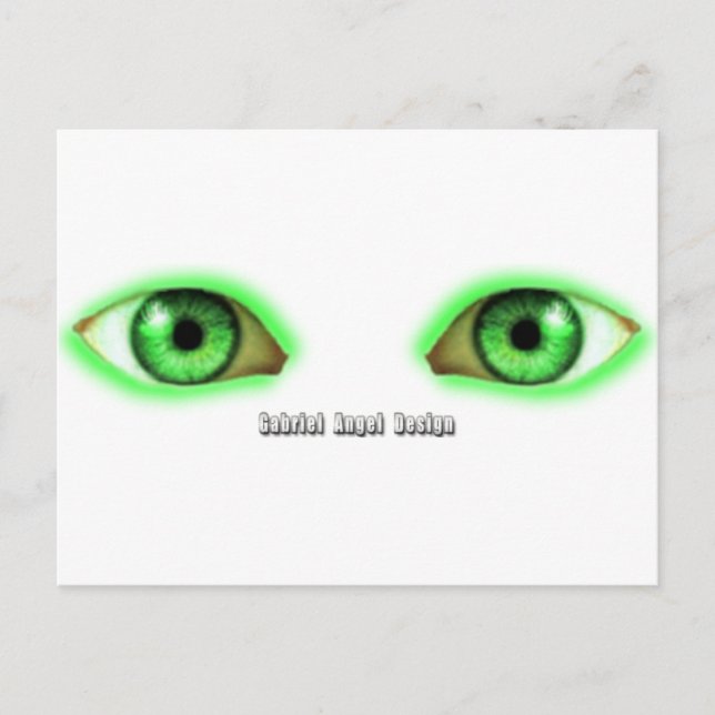 Cartão Postal Olhos da Inveja (Frente)