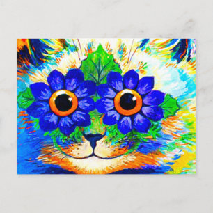 Cartão Postal Olhos de Flor de Gato