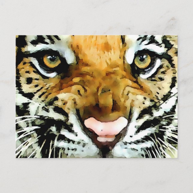 Cartão Postal Olhos de Tigre (Frente)