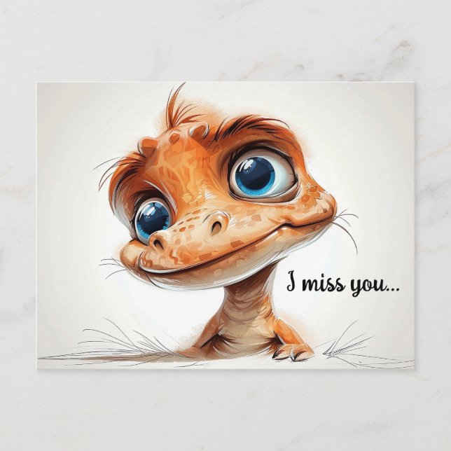 Cartão Postal Olhos Inquisitivos (Frente)