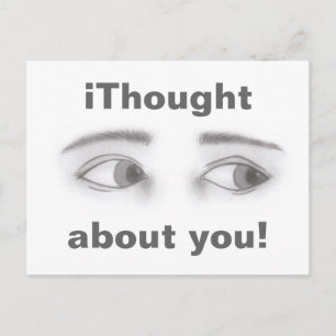 Cartão Postal Olhos Masculinos