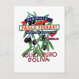 Cartão Postal olio ferrari