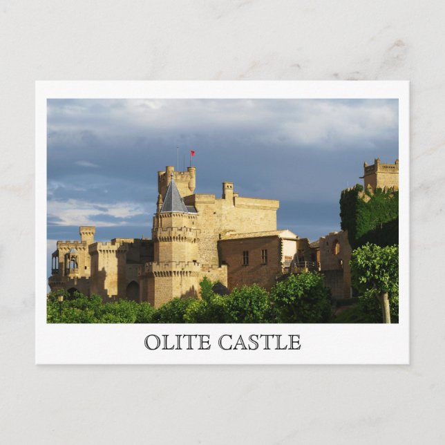 Cartão Postal Olite Castle (Frente)