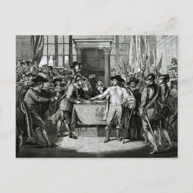 Cartão Postal Oliver Cromwell (Frente)