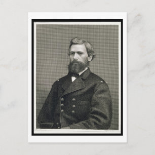 Cartão Postal Oliver Otis Howard (1830-1909), gravado por Robert