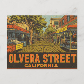 Cartão Postal Olvera Street California