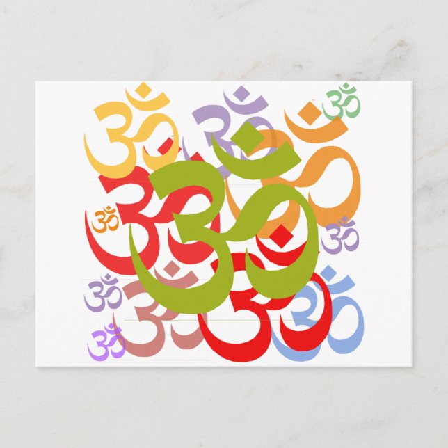 Cartão Postal Om (Frente)
