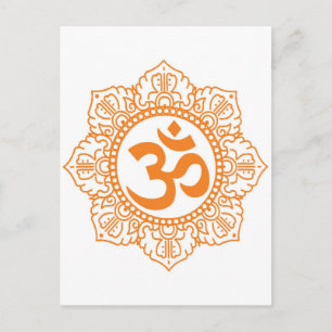 Cartão Postal Om - Ohm - Símbolo Aum