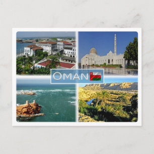 Cartão Postal OM oman -