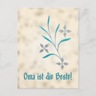 Cartão Postal Oma ist der Beste