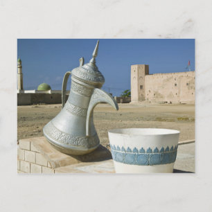 Cartão Postal Omã, Região de Dhofar, Mirbat. Grande Jarro de Águ