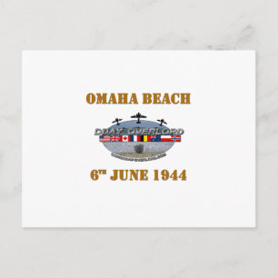 Cartão Postal Omaha Beach 6 junho de 1944