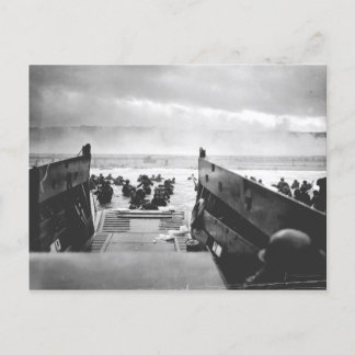 Cartão Postal Omaha Beach, Normandia, D-Day 1944