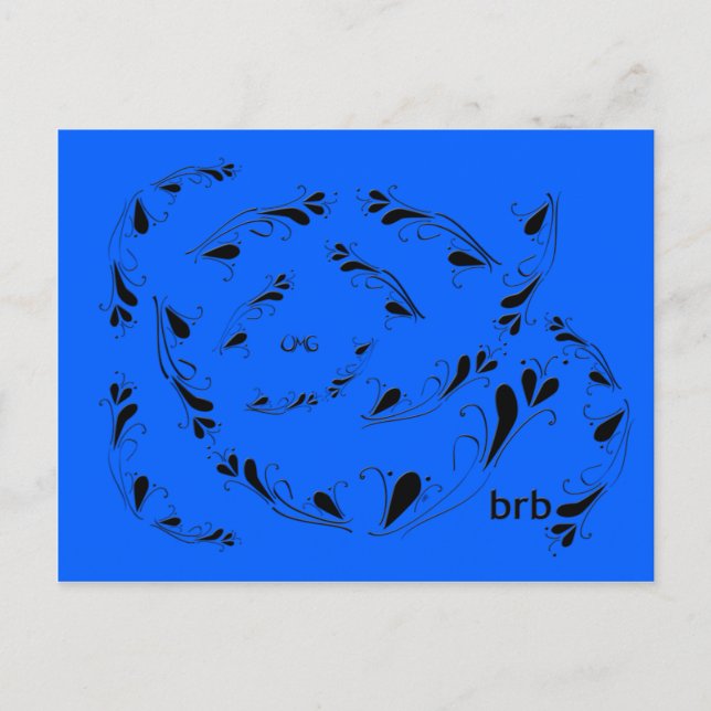 CARTÃO POSTAL OMG! (Frente)