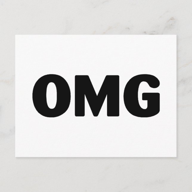 CARTÃO POSTAL OMG (Frente)
