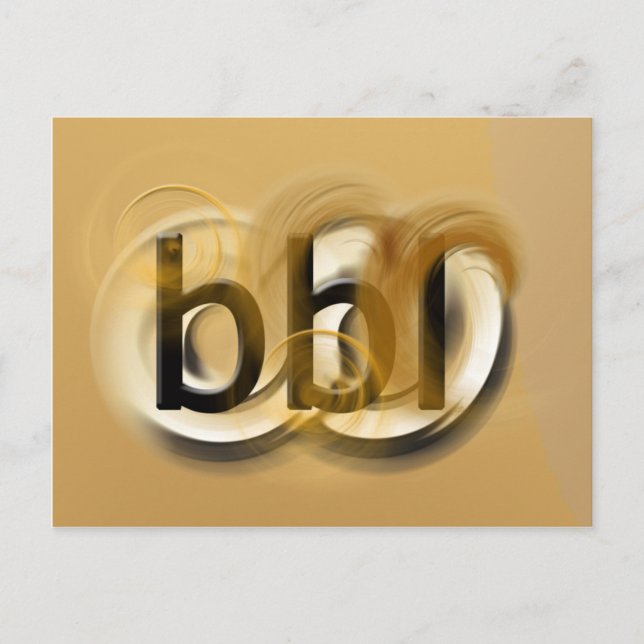 Cartão Postal OMG! Bbl (Frente)