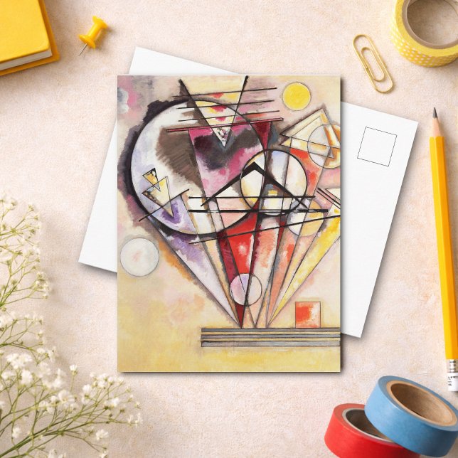 Cartão Postal On the Points by Wassily Kandinsky (Criador carregado)