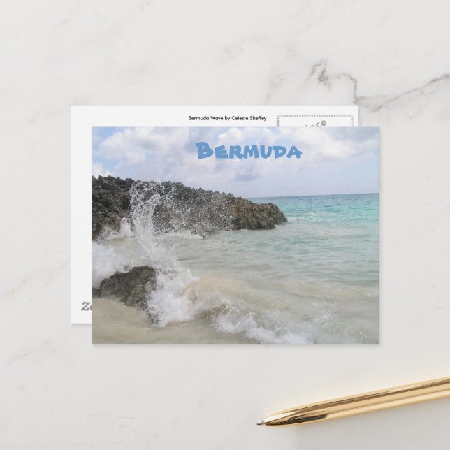 Cartão Postal Onda das Bermudas (Frente/Verso In Situ)