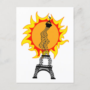 Cartão Postal Onda de Calor Europeia