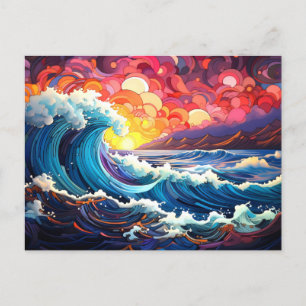 Cartão Postal Ondas Epic 9
