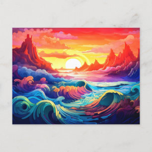 Cartão Postal Ondas Épicas 5