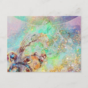 CARTÃO POSTAL ONDAS/MAGIA DE BORBOLHA