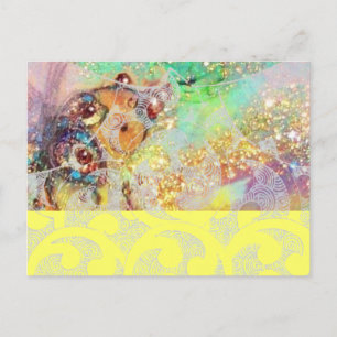 CARTÃO POSTAL ONDAS/MAGIA DE BORBOLHA