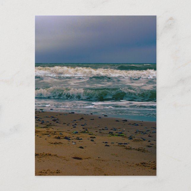 Cartão Postal Ondas Norfolk (Frente)