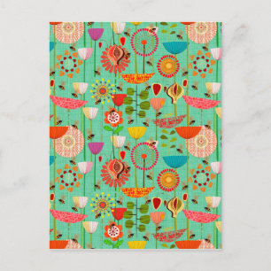 Cartão Postal Onde as abelhas Voam 50